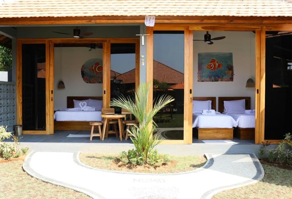Family bungalow with garden view