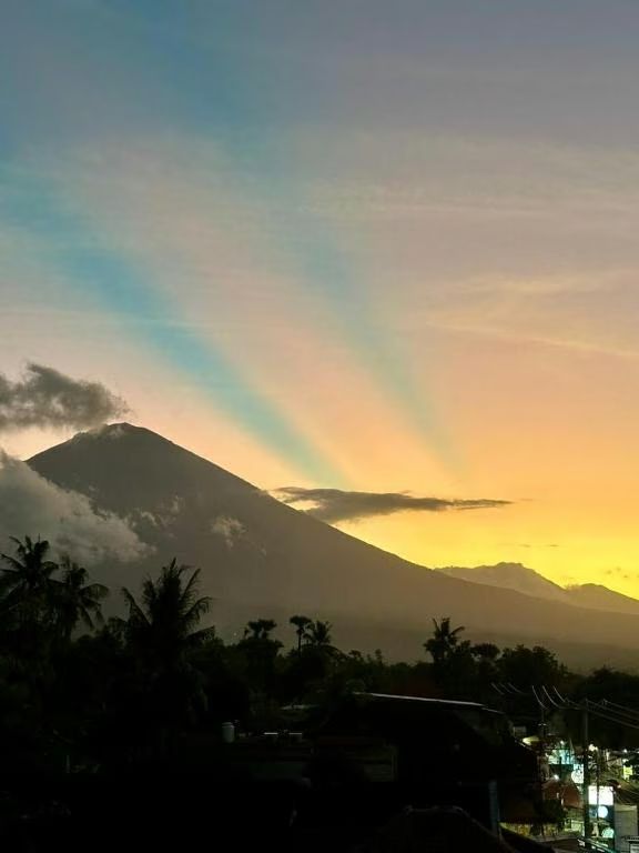 Sunrise over Mount Agung